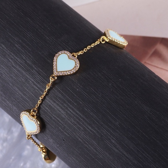 Kate Spade Loving Heart Three-Dimensional Heart Shaped Pendant Bracelet NWT - Picture 7 of 7
